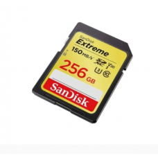 Карта памяти SANDISK Extreme SDXC-256GB 150MB/s (V30 UHS-I U3) [SDSDXV5-256G-GNCIN]